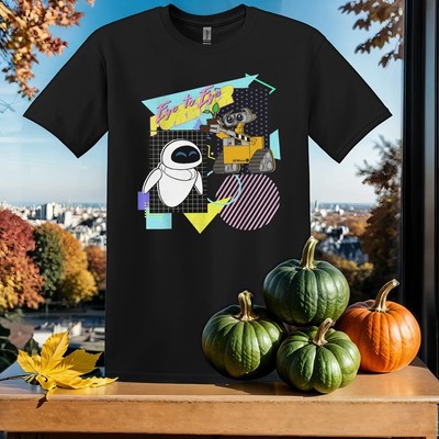 disney pixar wall e eve eye to eye T-shirt T shirt Men Women Unisex Tshirt SY402