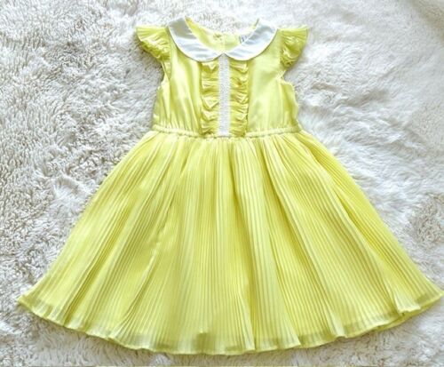Janie and Jack Girls Pleated Chiffon Dress Size 7 years - Picture 14 of 16