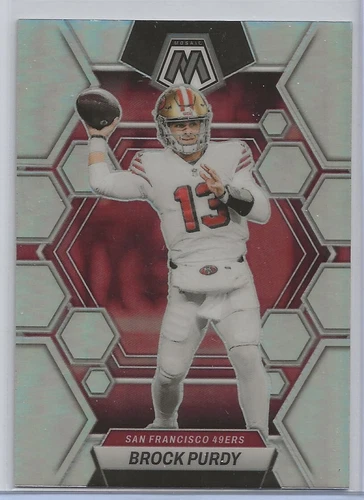 2023 Panini Mosaic - Brock Purdy #211 Silver Prizm