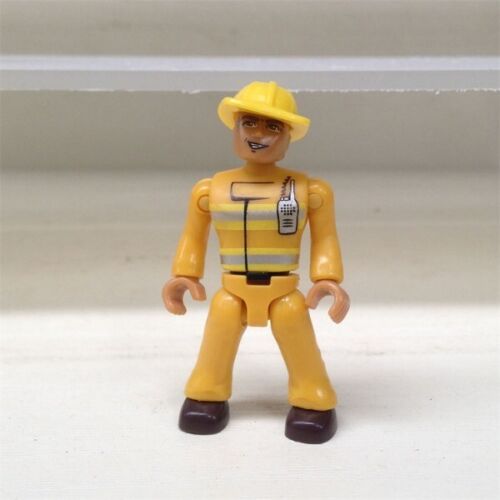 Mega Bloks CAT Firefighter Prisoner Building Blocks Figure Model Doll Toy 1X - Picture 18 of 25