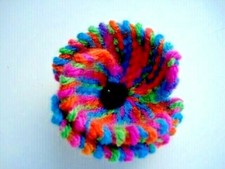*Rainbow Bridge* Knitted Brooch Pin - Handmade - Pet Loss Unique Gift FREEPOST