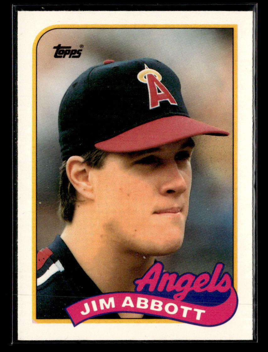1989 Topps Traded #2T Jim Abbott Card California Angels