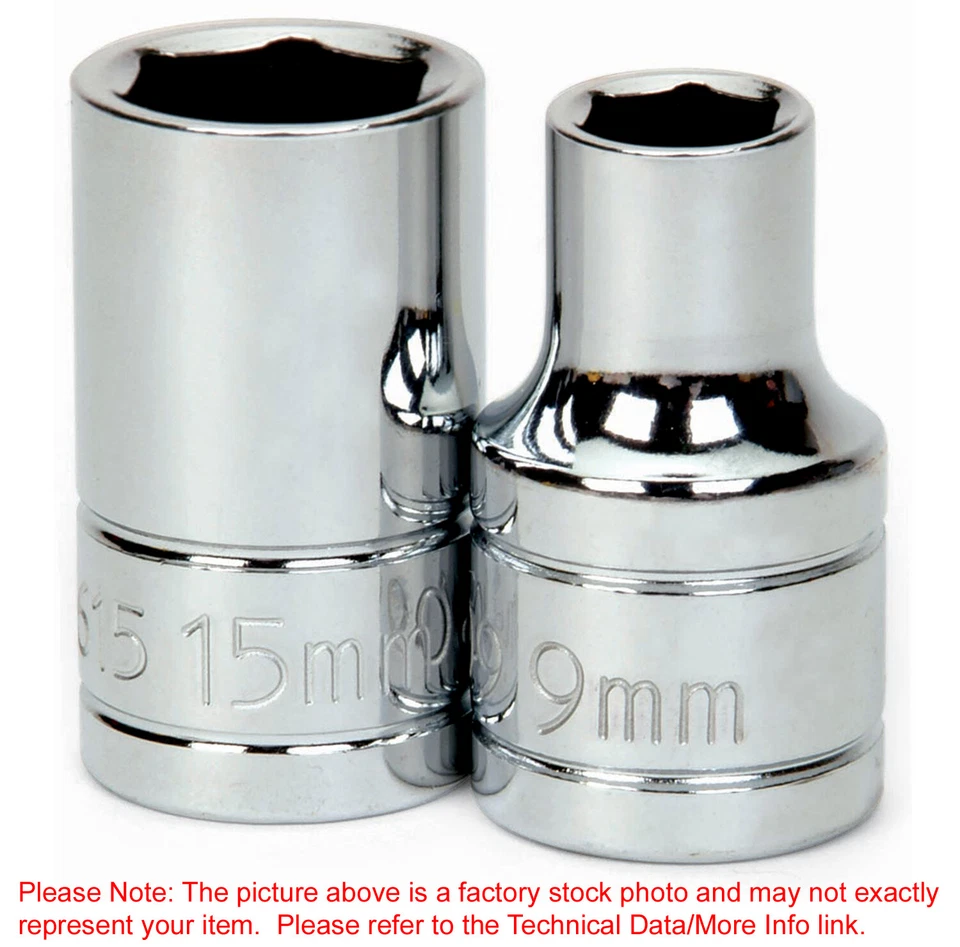 WILLIAMS, A SNAP-ON INDUSTRIAL BRAND 29mm 6Pt Shallow 1/2"Drive Supertorque High Polished Chrome Socket 32529