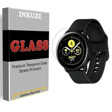 INKUZE Tempered Glass Screen Protector For Samsung Galaxy Watch Active 2 (44 mm)