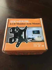TILT +SWIVEL LCD MONITOR ARM MOUNT SUITABLE FOR 10"- 26" Wt Load 33 lbs NEW!