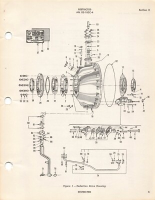 英国鉄道 技術ノート 原本 手書き図面入 ブレーキ装置資料 R-1830-92 Pratt & Whitney Aircraft Engine 1945 Parts Catalog