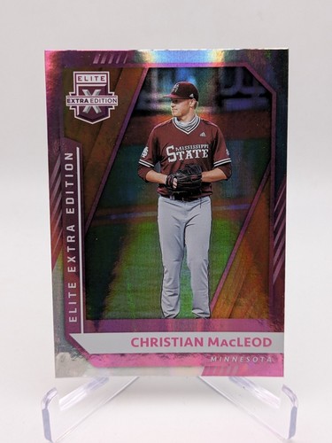 â–¥2021 Panini Elite Extra Edition #159 Christian MacLeod Pink; Zwillinge