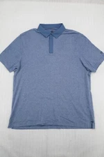 Champion Polo Shirt Mens Extra Large Blue Short Sleeve Stretch Comfort