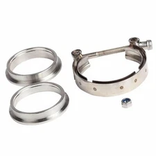 V-Band Clamp 3 Inch Flange Kit V Band Mild Steel Female Outlet Exhaust 3"