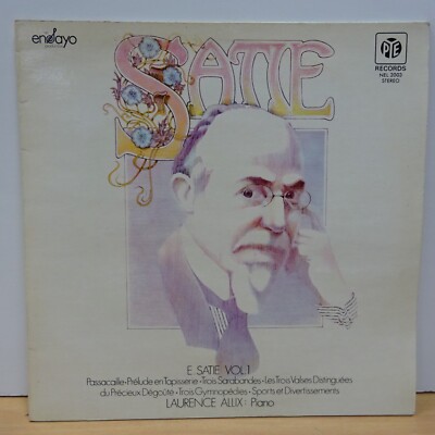 NEL 2003 SATIE Passacaille etc LAURENCE ALLIX PYE STEREO LP EX+