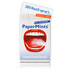 PaperMints Fresh Breath Spray Pocket Pack - Bad Breath Treatment & Ketosis Safe