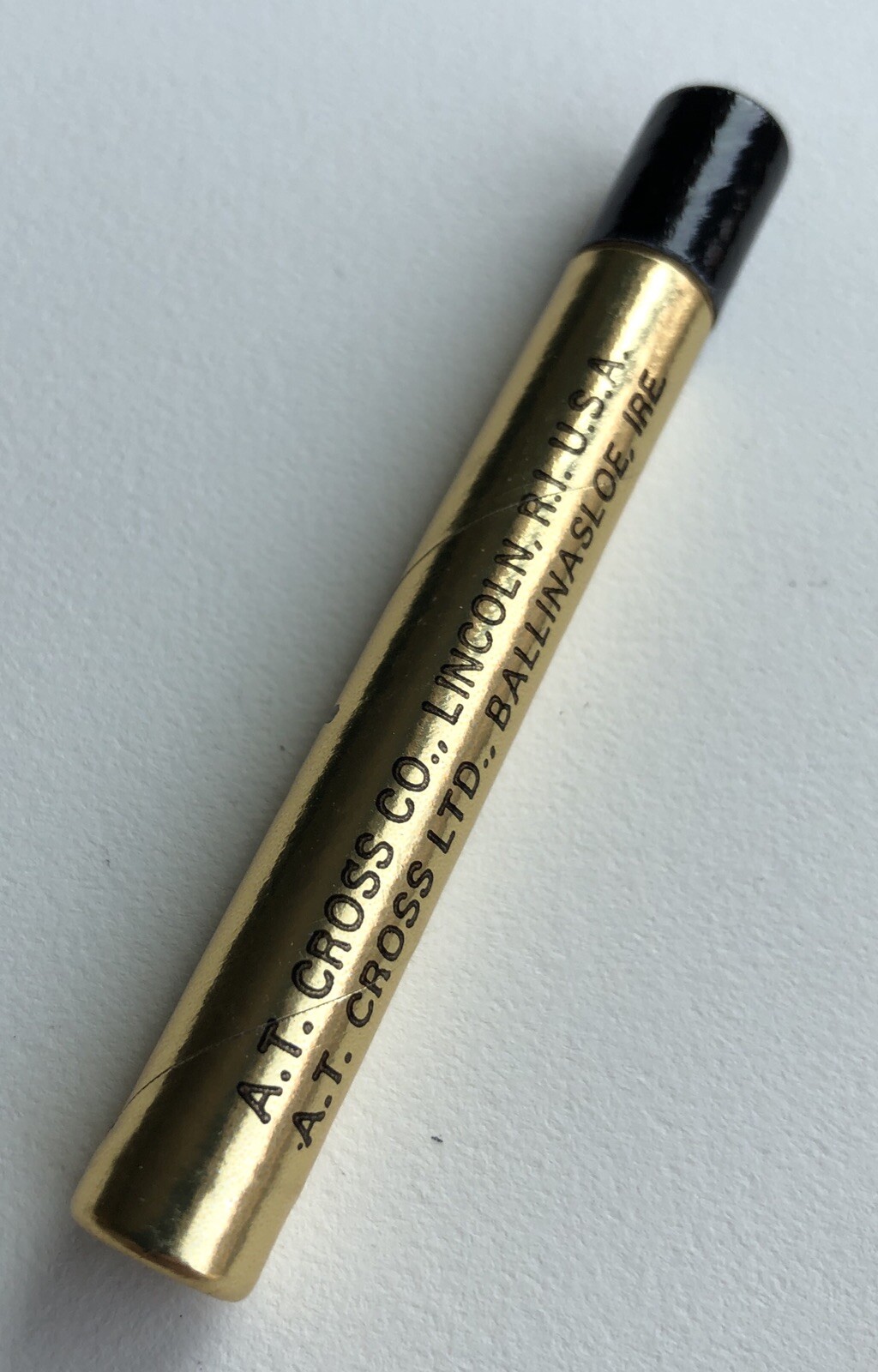 Vintage CROSS Mechanical Pencil Lead .9mm Black NOS 12pk Tube Made In