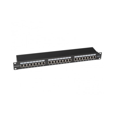 Platinum Tools 668-24C6S 24 Port Cat6 Shielded Patch Panel