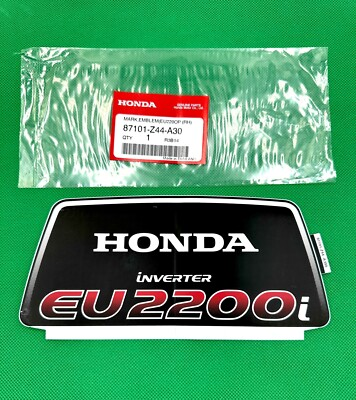 #ad NEW Genuine HONDA Decal Sticker EU2200IT 87101 Z44 A30 OEM Label $12.95