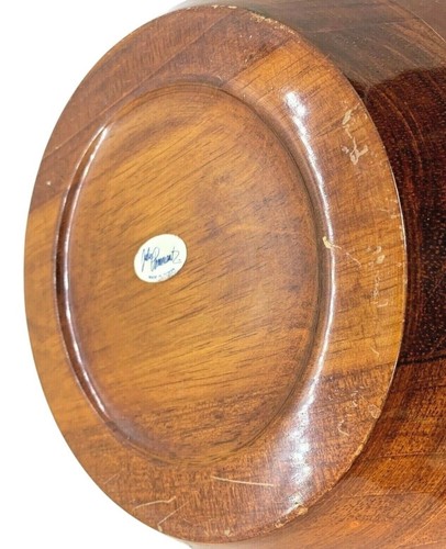 Julie Pomerantz Teak Wood Salad & Bowl Nine Piece Serving Set Vintage - Picture 11 of 12