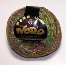 LOT of 10 balls Noro KOTORI Wool Cotton  Silk Worsted Yarn 15 OBIHIRO