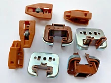 Set of 4 Kenlin Rite Trak I Drawer Guide Glide Stop Roller Metal USPS tracking