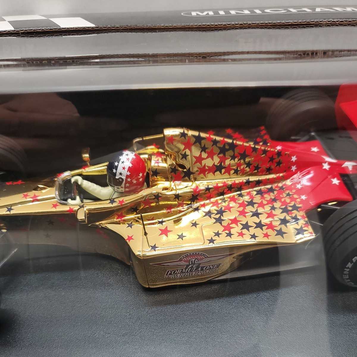 ミニチャンプス製 2000年F1アメリカグランプリ アメリカGPイベントカー Minichamps 2000 Formula 1 F1 Indy Inaugural USA Race 1/18