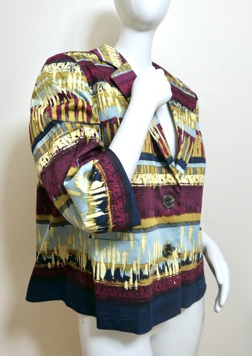 Pendleton Southwestern Cotton Cropped Light Weight Walking Jacket XL 16 - Picture 3 of 7