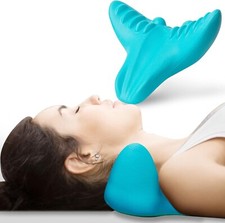 Cervical Traction Device, Neck Relaxer with Massage Nodes, Headache Relief