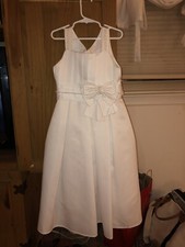 white communion dress with veil