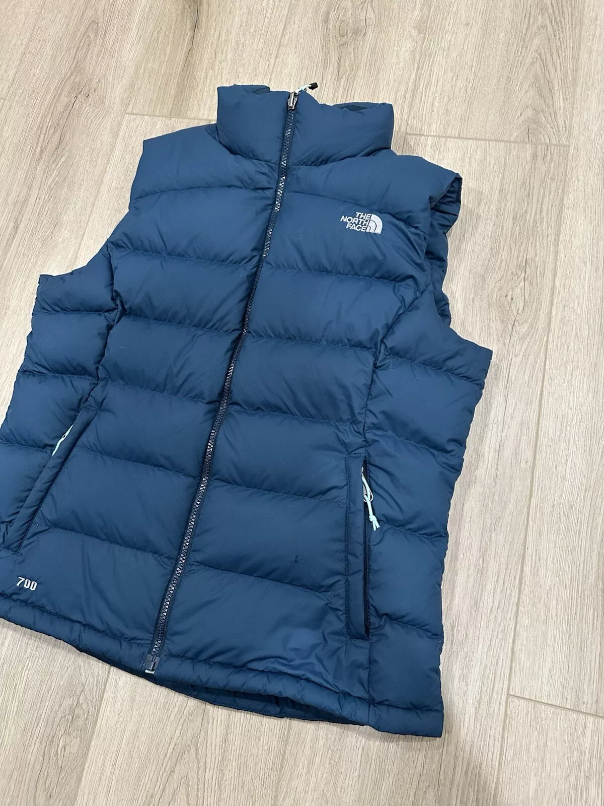 north-face nupste 700 down quilted puffer vest jacket