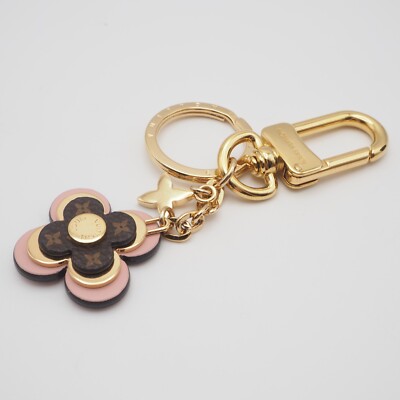 Louis Vuitton Auth Monogram Porte Cles Blooming Flower Bag
