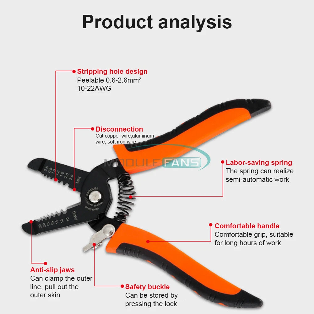 Multi tool Pliers Crimping Pliers wire stripper Multifunctional Snap Crimpper