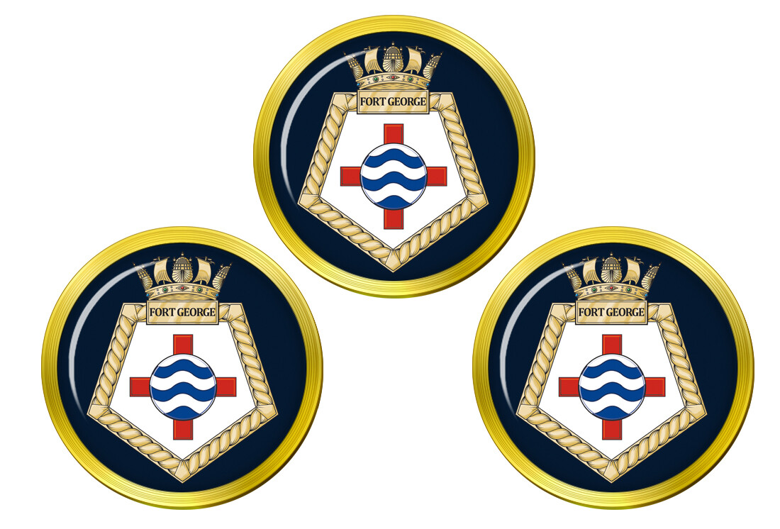 RFA Fort George, Royal Navy Golf Ball Markers