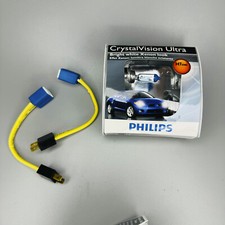 Philips H7 Crystalvision Light Bulb Headlight Wire Harness Connector For Benz