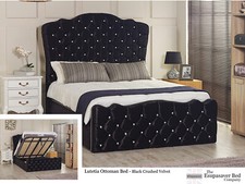 Lutetia Ottoman Storage Bed - Esupasaver Quality Beds Made in UK Direct Delivery