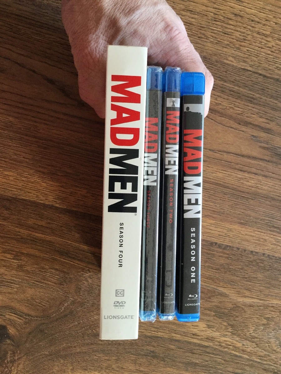 Mad Men Season 1-4 Bluray DVD Box Set Lot Bundle 1 2 3 4 One