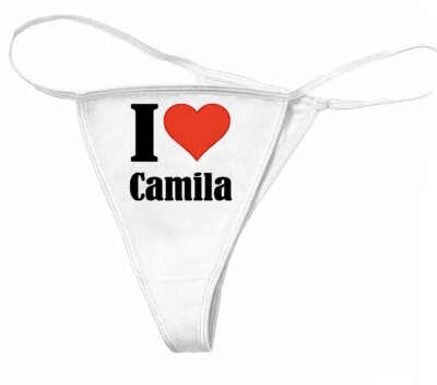 String Tanga I Love Camila Geburtstag Geschenk Valentinstag Weihnachten