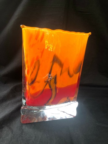 Fine Atelier BERANEK Bohemian Art Deco large Glass Vase - Picture 4 of 7