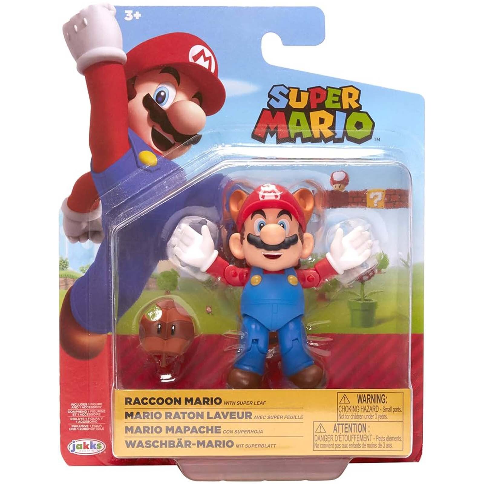 Фигурка Jakks Pacific Super Mario Енот Марио Волна 34 НОВАЯ В НАЛИЧИИ