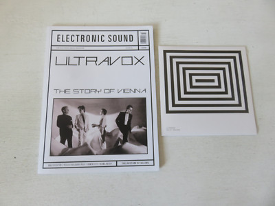 ELECTRONIC SOUND MAGAZINE ISSUE 69 with ULTRAVOX CLEAR VINYL 7'' ES768