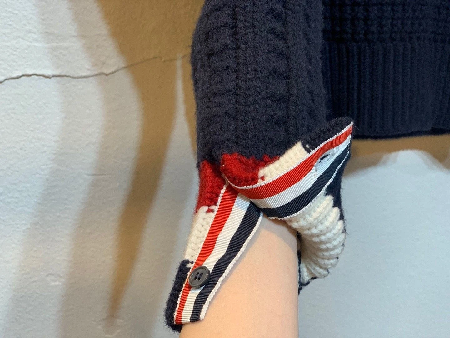 Timbro Thom Browne Navy Funmix Maglia Donna: 5392833426 17623312