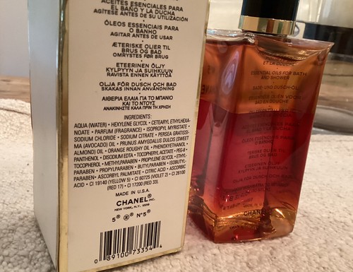 Rare Chanel No. 5 Essential Bath Oil w/Box - 6.8 fl. oz. Authentic -Vintage~ - Picture 6 of 9