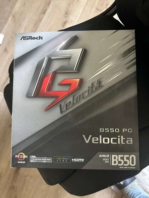 ASRock B550 PG VELOCITA Ryzen AMD Socket AM4 Processors ATX Motherboard