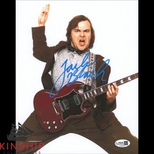 Jack Black signed 8x10 Photo JSA COA School of Rock Actor Auto B2236