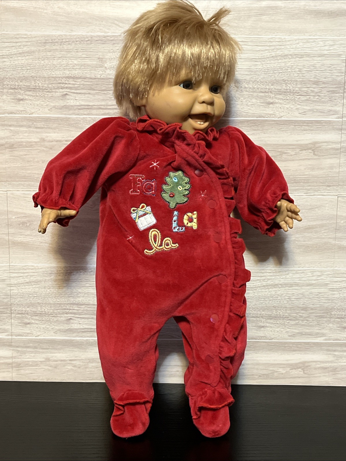 18 inch Berenguer Toddler Baby Girl Doll Vinyl Rubber Read