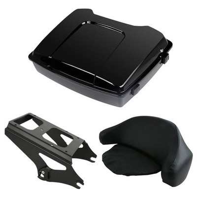 5.5'' Razor Trunk Backrest Mount Rack Fit for Harley Touring 2009-2013