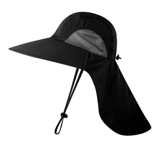 Sun Hat for Men Women with Neck Flap Wide Brim Sun Hat UPF 50+ UV Protective USA - Picture 10 of 23