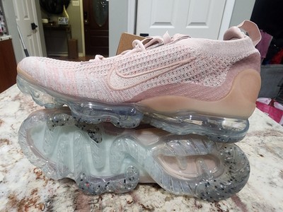 Sz 10 WMMS Nike Air VaporMax 2021 Flyknit DJ9975-600 Pink Oxford Women's Salmon 