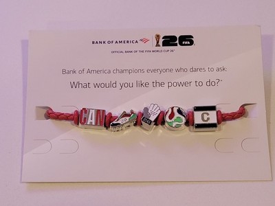 2026 World Cup fifa charm bracelet Canada large