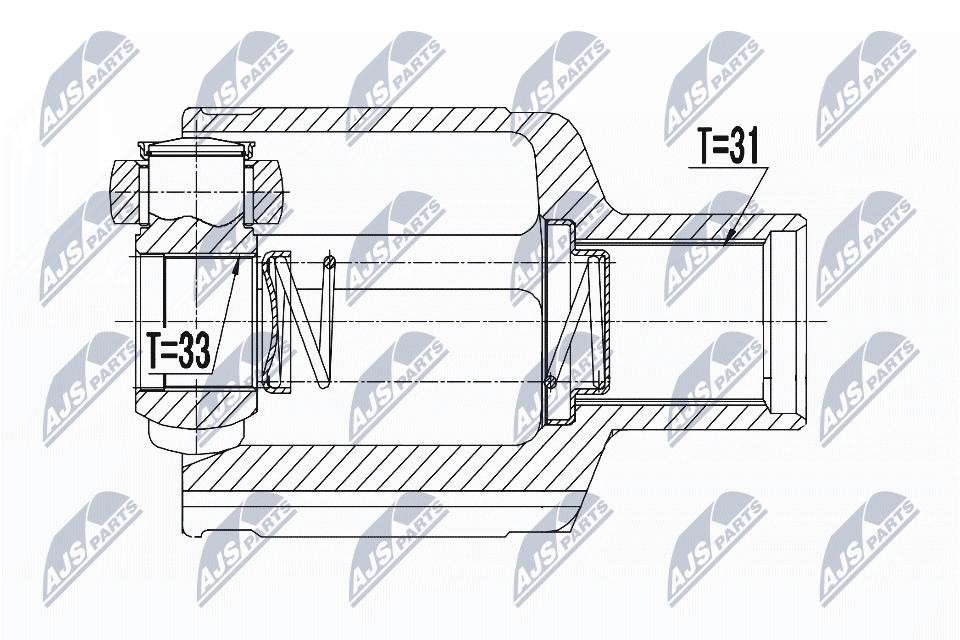 Fits NTY NPW-RE-060 Inner joint - Image 3