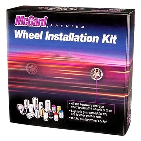 For Ford F-150 75 McGard Chrome Black Cone Seat Bulge Lug Wheel Installation Kit - Изображение 2 из 2