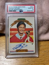 PSA10 Shohei Ohtani Auto 2018 Donruss Diamond Kings Rookie Card MLB From Japan