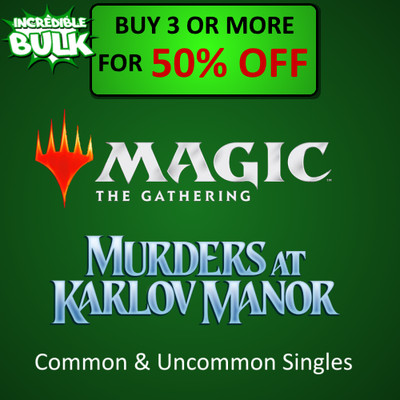 Magic: The Gathering - Singles - Murders at Karlov Manor (MKM) - C/UC MTG