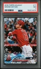 2018 Topps Holiday Shohei Ohtani Rookie Card #17 PSA 7 Holiday RC